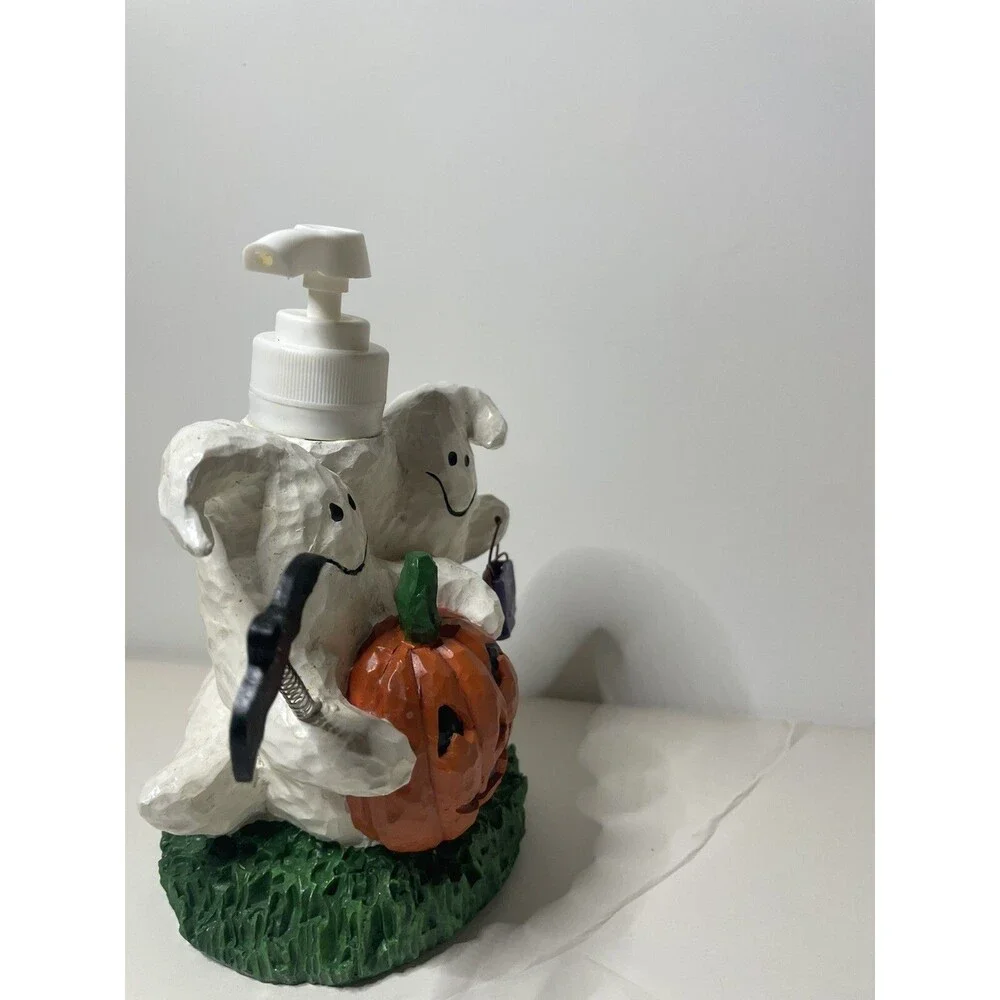 Pumpkin 🎃 Ghost 👻 Bathroom Soap Lotion Pump Dispenser - Celebrate Halloween